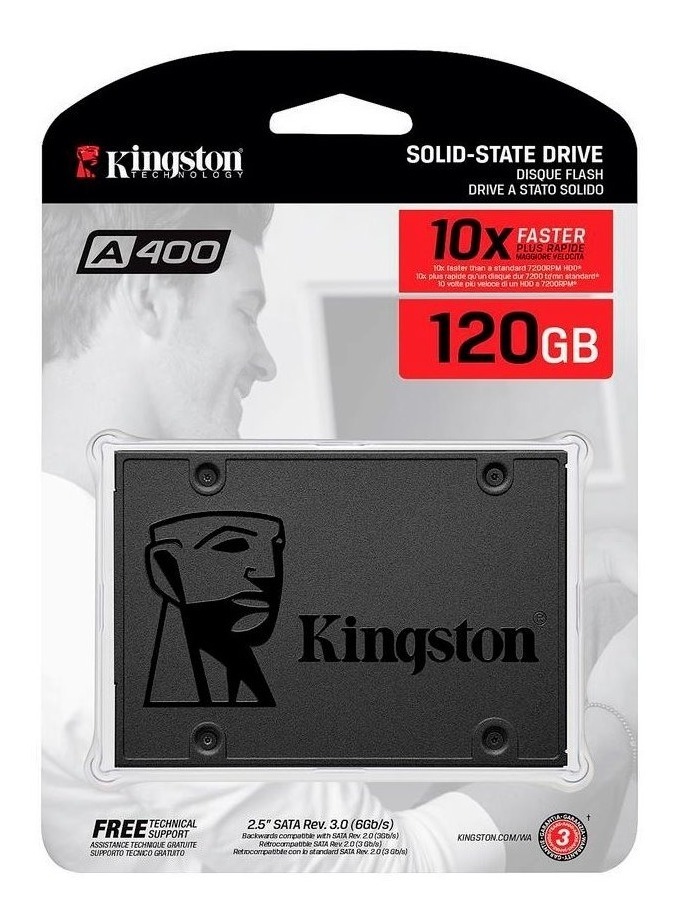Disco Sólido Kingston de 120gb para Laptop PC Quito Ecuador