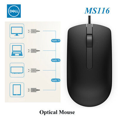 Mouse Dell Ms116-Bk Computador Pc Escritorio venta compra Quito Ecuador Nuevo