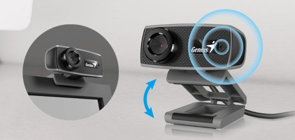 camara web genius con microfono