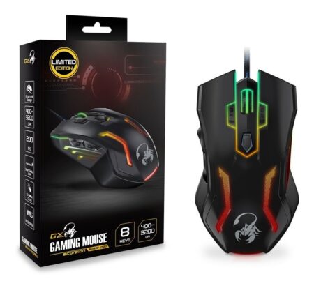 mouse-gaming-genius-scorpion-gx-spear-Pro-usb-3200-dpi pc escritorio Quito Ecuador