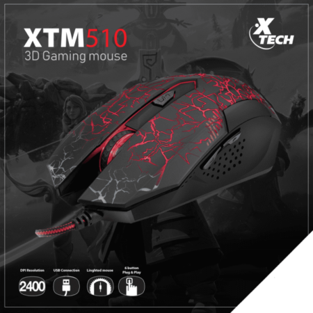 mouse gaming xtech xtm510 para pc laptop computadoras comprar venta quito ecuador