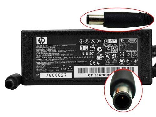 Cargador de laptop hp
