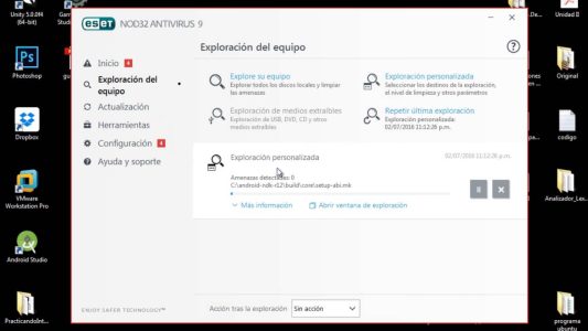 instalación y mantenimiento eliminación de virus con antivirus