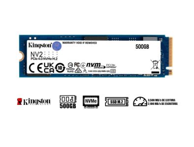 venta de disco solido m2 kingston 500gb nvme pcie