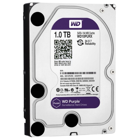 Disco Duro WD Purple 1TB para dvr video vigilancia