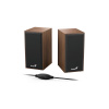 Parlante genius sp-hf 180 W2 madera cafe
