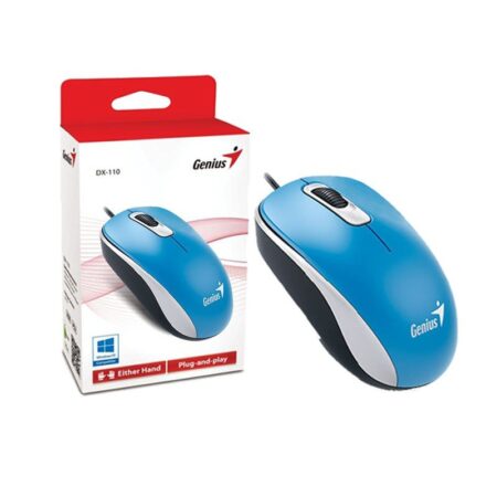 mouse dx 110 usb azul