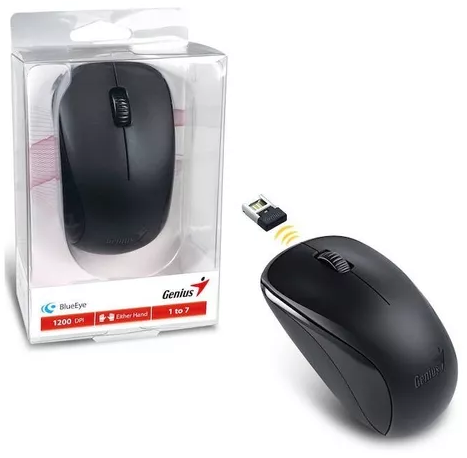 mouse genius nx 7005 Inalambrico negro
