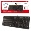 teclado genius slimstar 126 wired usb negro quito