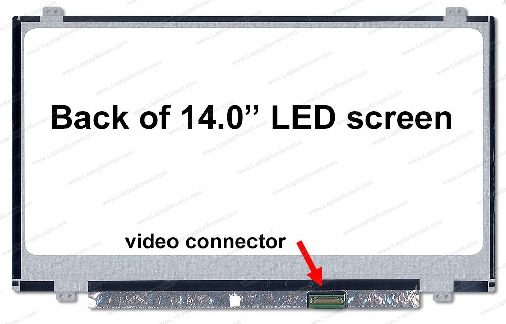 Pantalla de laptop 14 pulgadas led 30 pines hd slim